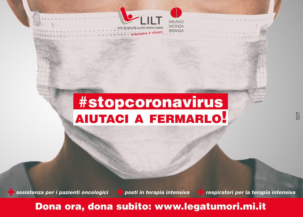 STOP Coronavirus: LILT per gli ospedali e per i malati