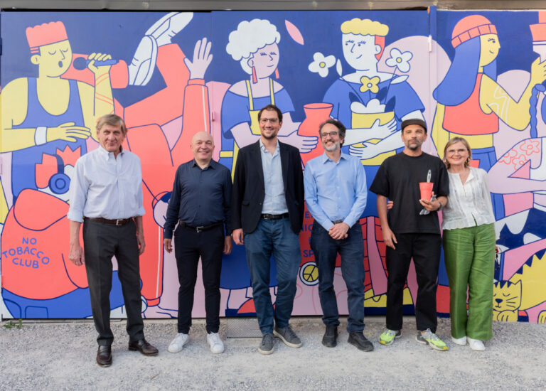 Vivere bene, senza fumo: un murale per Milano